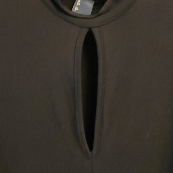 Solo La Fe Black Swing Mini Dress with Bell Sleeves EUC - Picture 3 of 6